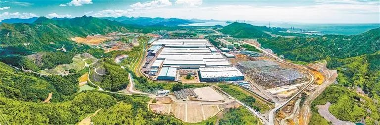 深汕比亞迪汽車工業園一期已實現投產，二期正加速沖刺投產