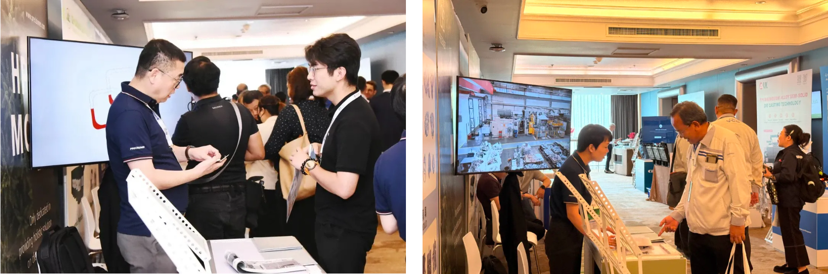 品成金屬在S15展位與壓鑄行業(yè)精英展開技術(shù)討論和深度交流